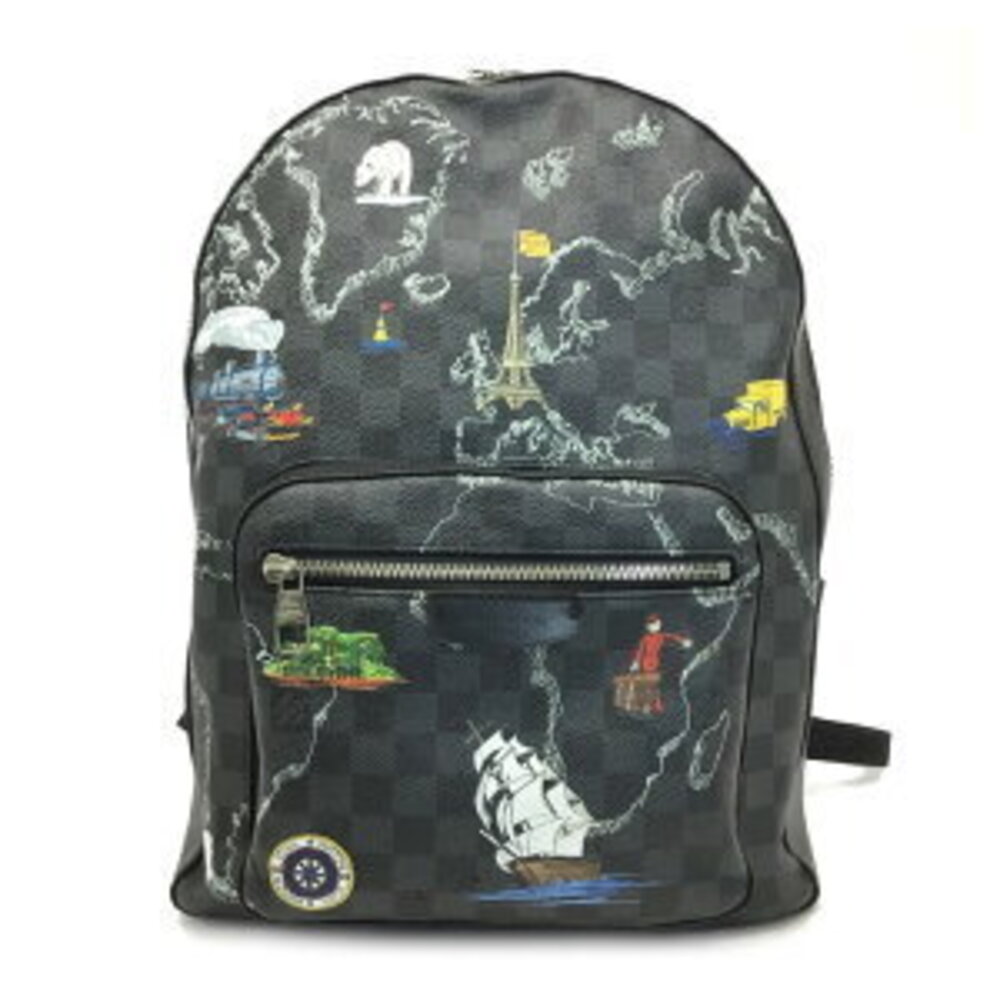 Louis Vuitton Josh Backpack Damier Graphite Black